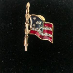 American flag pin